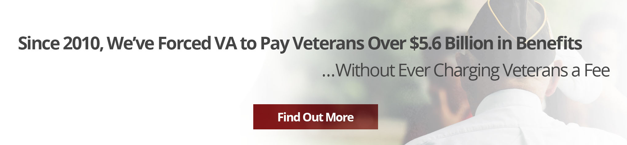 $5.6 Million in veteran benefits