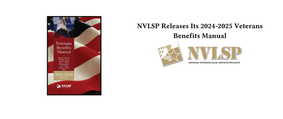 image for NVLSP 2024-25 Veterans Benefits Manual