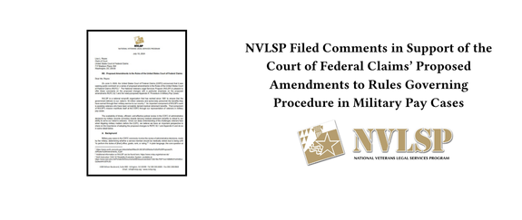 image for NVLSP on COFC Proposed Changes 