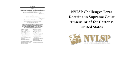 image for NVLSP Challenges Feres Doctrine