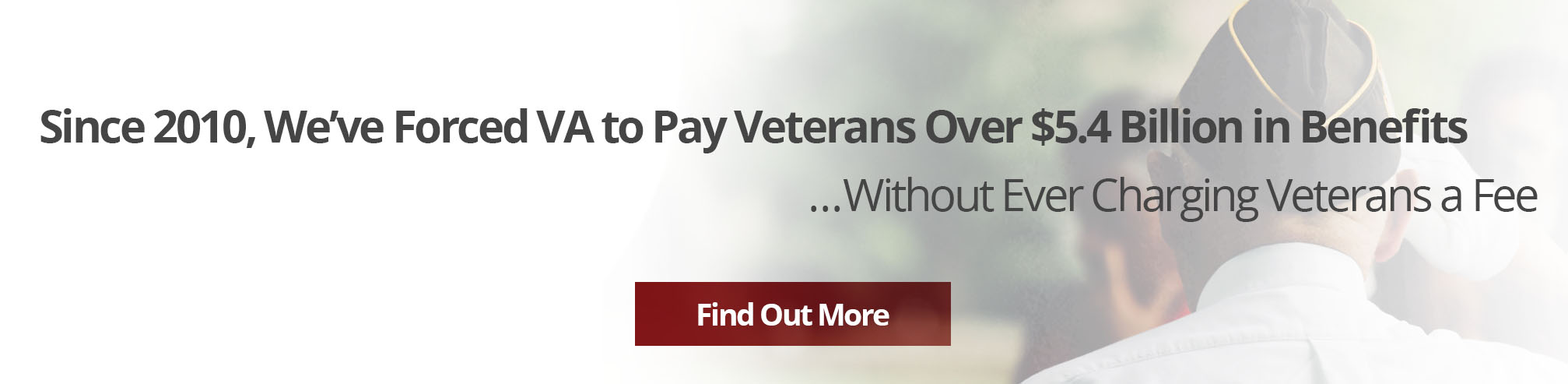 $5.4 Million in veteran benefits